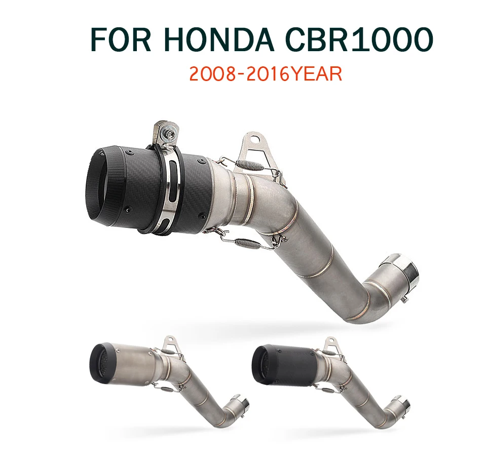 

CBR1000 Motorcycle Exhaust Pipe Muffler AR Escape Moto Middle Link Pipe For Honda CBR1000 cbr1000 2008-2016 Year