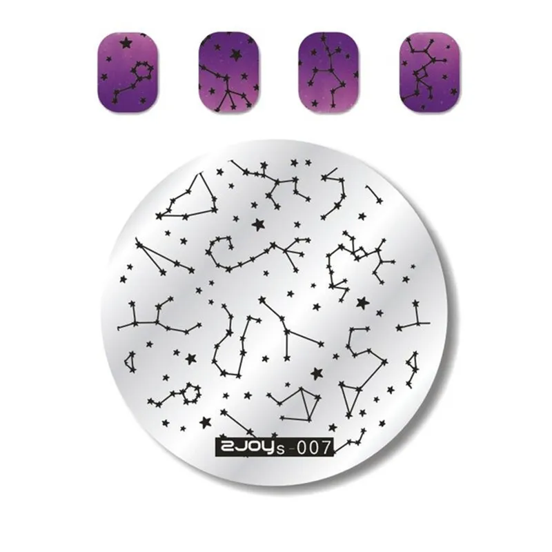 Nail Art штамп пластины штамповки набор шаблонов милые животные цветок розы кружево