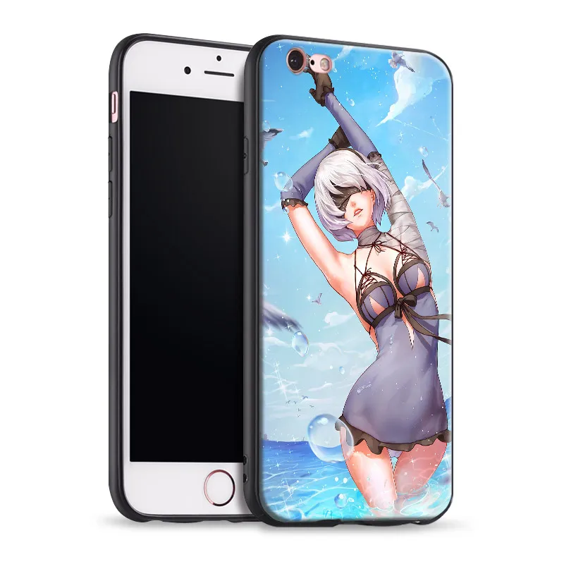 

japanese Anime sexy girl art Tpu Soft Silicone Phone Case Cover Shell For Apple iPhone 5 5s Se 6 6s 7 8 Plus X XR XS MAX