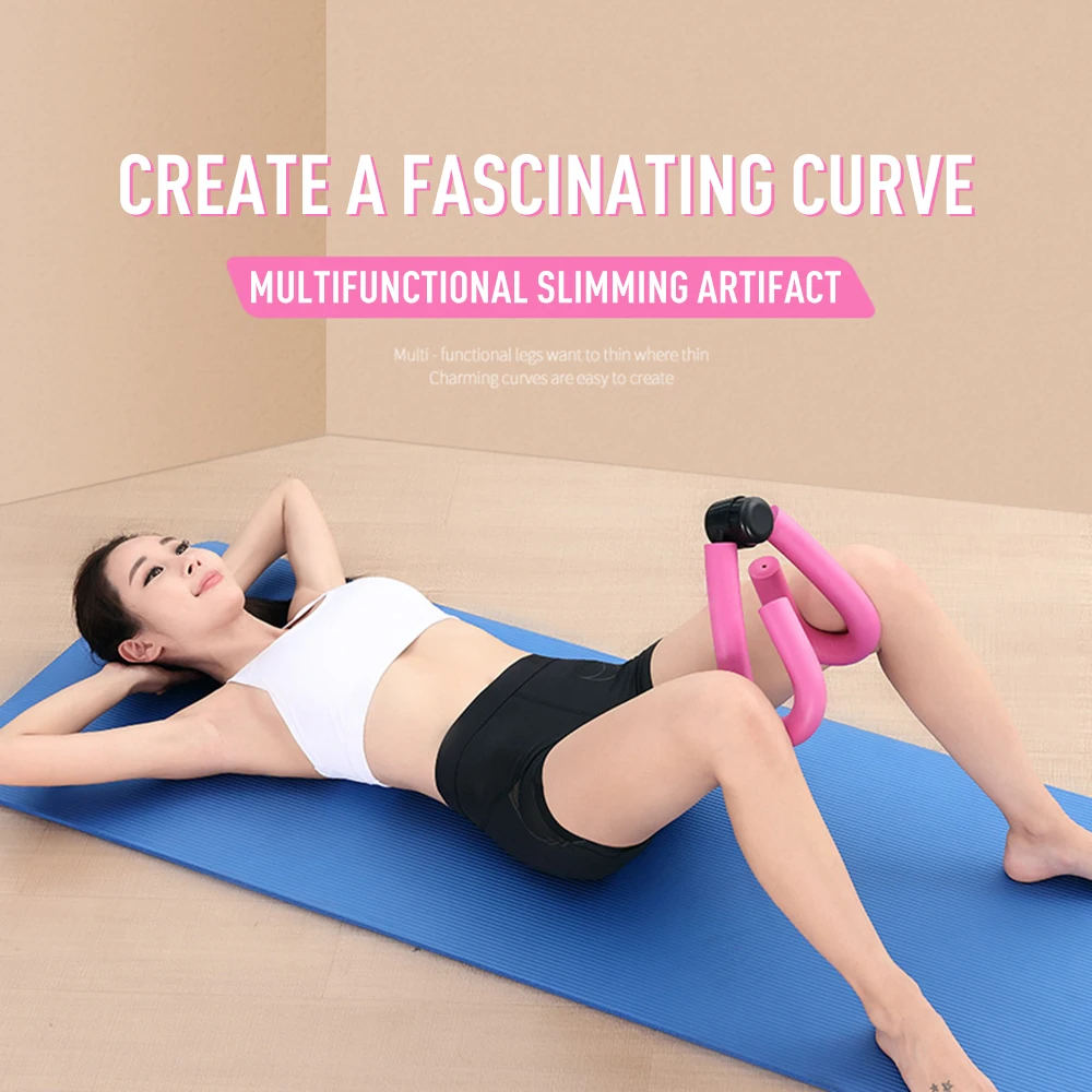 

PVC Thigh Exercisers Sports Leg Muscle Thin Stovepipe Clip Arm Chest Waist Exerciser Workout Home Fitness Gym Equipment