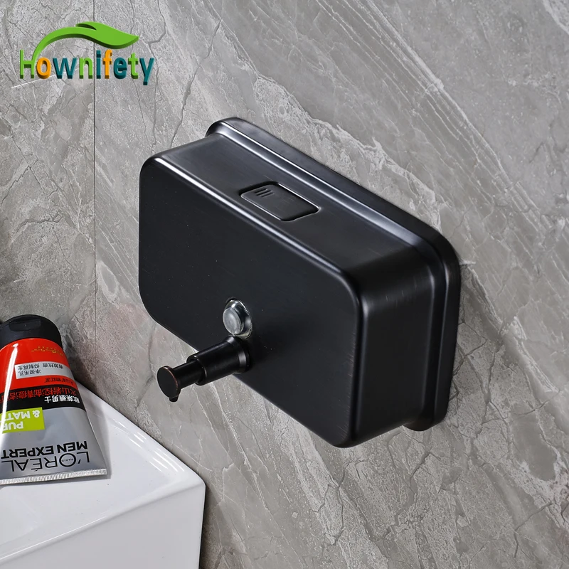 1000 ml Oil Rubbed Bronze Bathroom Soap Dispenser Wall Mounted Bathroom Hand Soap Boxin Liquid