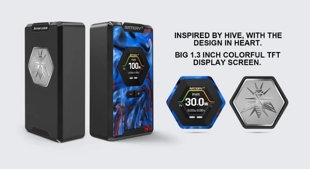 Artery Hive 200W TC Box Mod-3