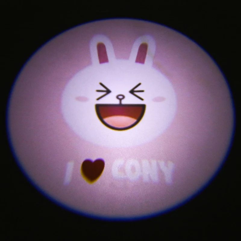 2 قطع سيارة شبح ظل ضوء الباب الكرتون اللاسلكية جهاز عرض ليزر شعار الصمام ضوء ترحيب مصباح ل ميني كوبر سيارة-التصميم اكسسوارات