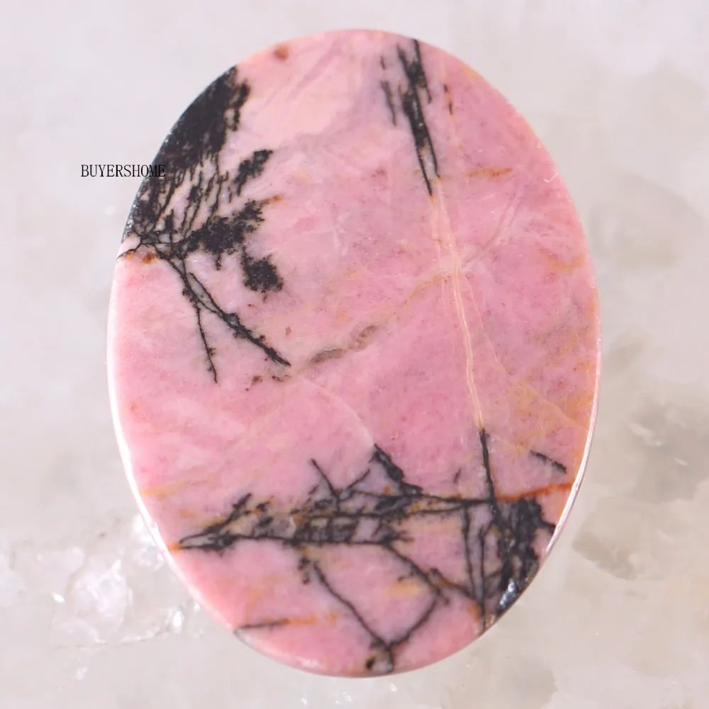 Кабина Кабошон 22x30 мм овальные Натуральный Камень Бисер для изготовления ювелирных изделий Цепочки и ожерелья браслет серьги розового родонита 1 шт. K518