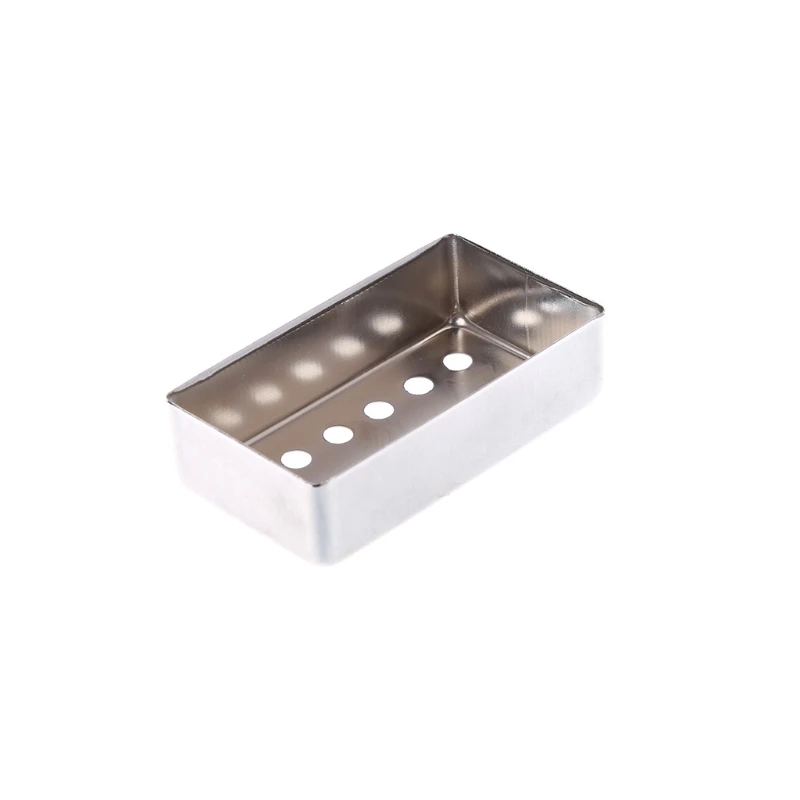 

Electric Guitar Accessorie 6 Holes Silver LP Pickup Cover Humbucker 50 52 Copper