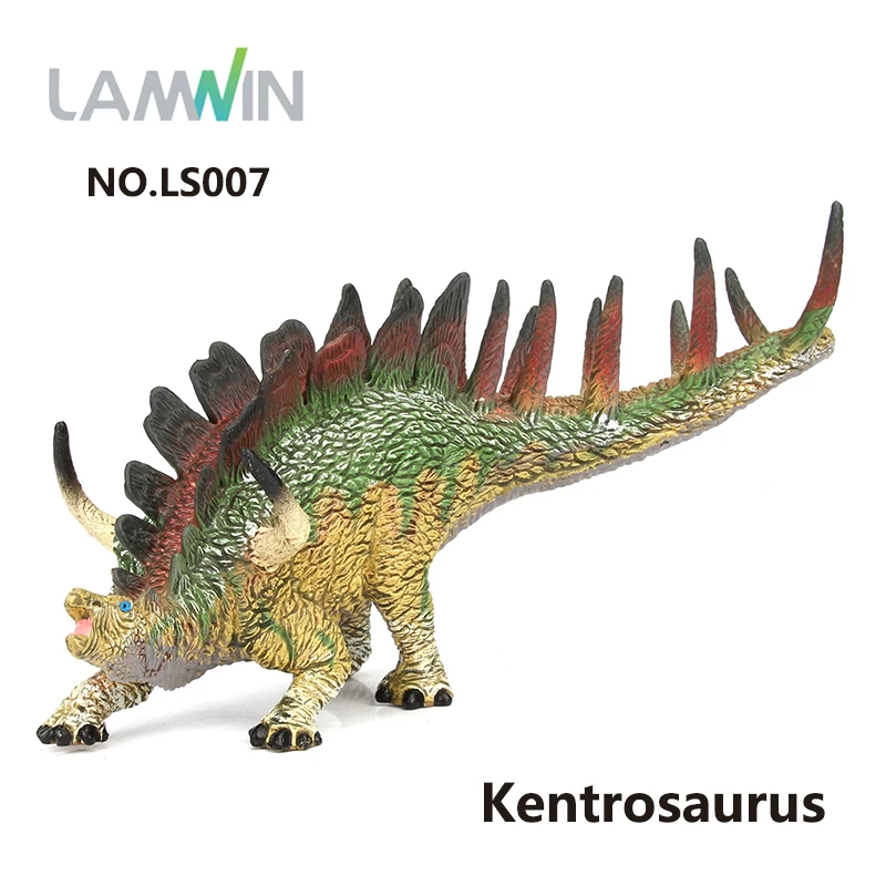 Lamwin 2017 мир Юрского парк большой Размеры Пластик игрушка Kentrosaurus модель динозавра