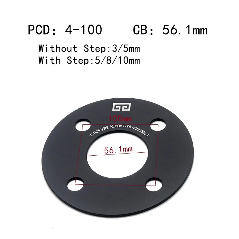 2 шт. алюминиевые колесные проставки 4-100 56,1 костюм для BMW Mini/HONDA FIT GK5 NSIGHT R56/R57/R55/Coupe/родстер