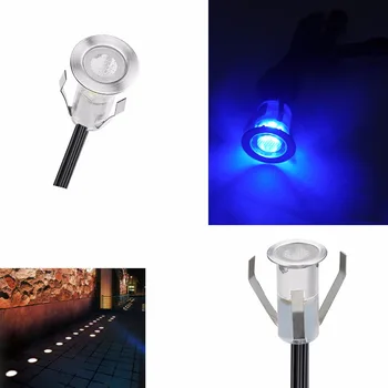 

Stainless Steel Recessed Led Lighting for Garden/Hall/Building/Square Tempered Glass Lampshade Waterproof IP67 deck lights floor