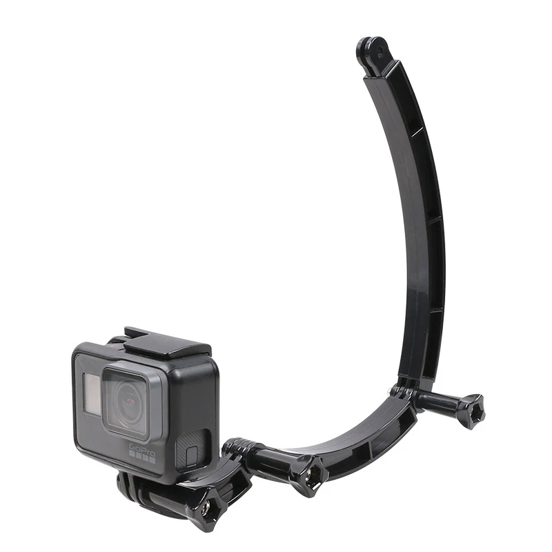3 Ways Helmet Extension Arm Motorcycle Helmet Bracket Adjustable Rod For GoPro Hero 7 6 5 4 Xiaomi Yi Camera Accessories (2)