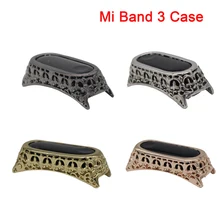 Для Xiaomi mi Band 3 Защитный металлический чехол для mi Band 3 умные аксессуары винтажный Сменный Чехол