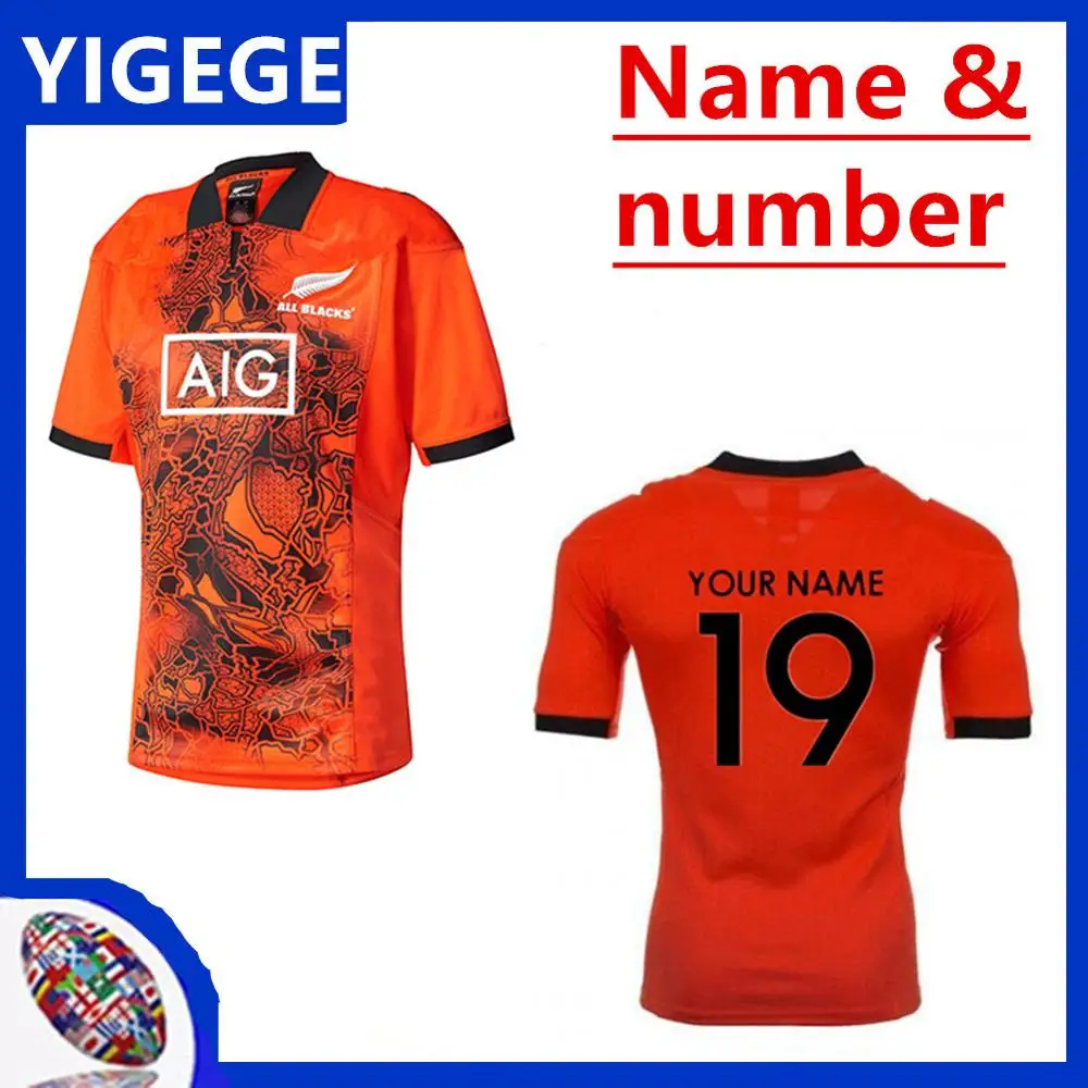 

New Zealand All Blacks Rugby Jersey Shirt 2017 2018 2019 Season, All Blacks Mens Rugby Jersey size S-3XL (can print)