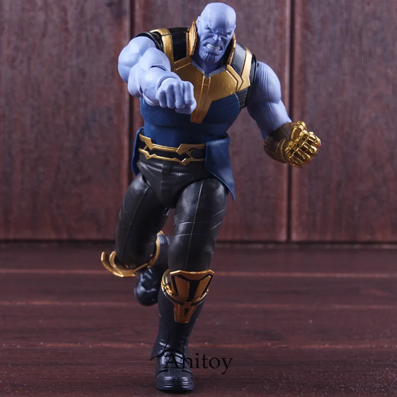 СВЧ Мстители Бесконечность война фигурка танос ПВХ танос фигурка Marvel Коллекционная модель игрушки