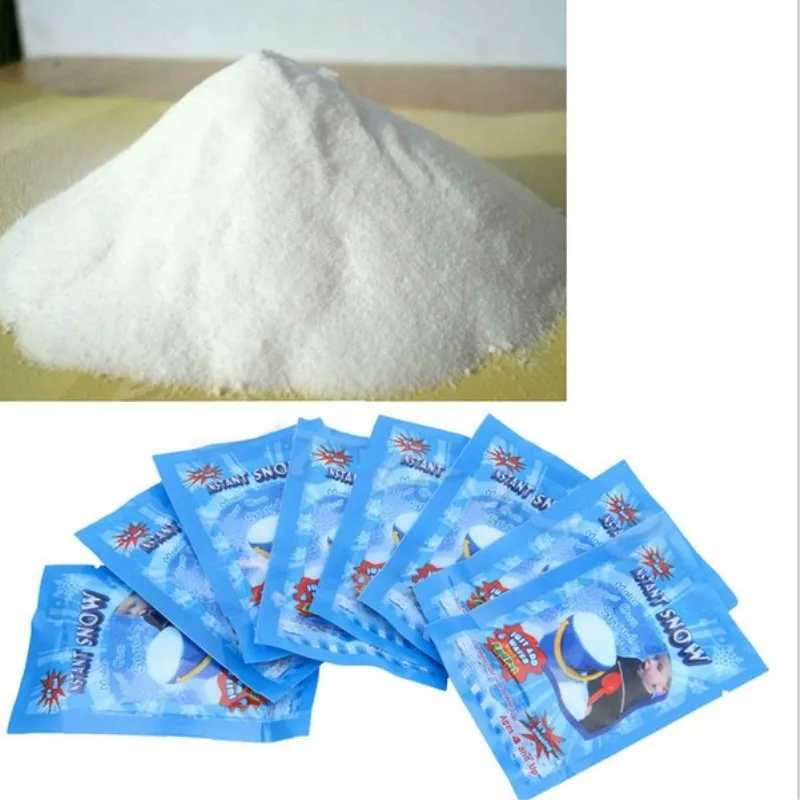 100 bags/pack рождественские украшения DIY подарок креативные зимние Instant snow Powder искусственный Снеж. порошок для снежной погоды