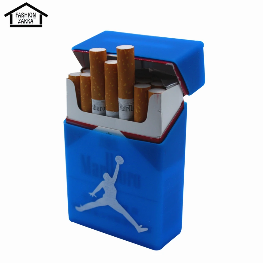 New Blue Cartoon Jordan Silicone Cigarette Case Cover Elastic Rubber