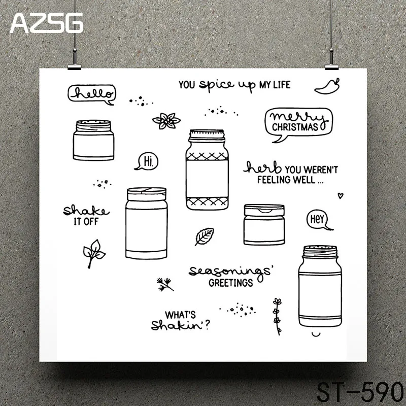 

Warm water cup Transparent Clear Stamp/Seal for DIY Scrapbooking/photo Album Decorative Clear Stamp Sheets 14*14cm