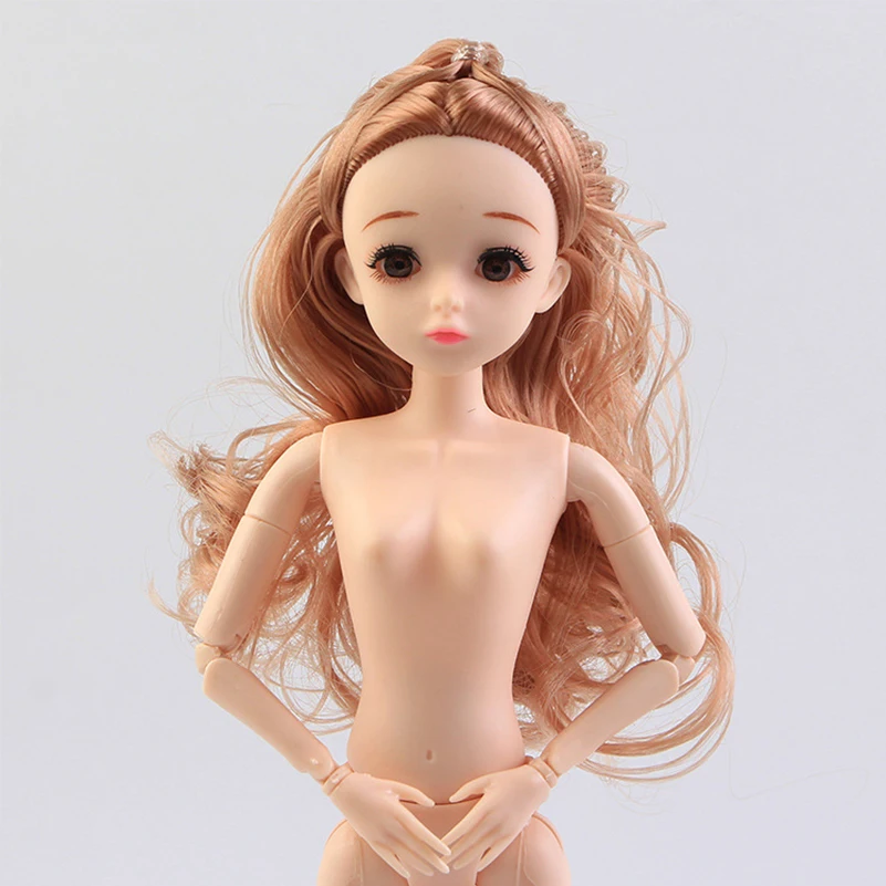 20 Moveable Jointed 30cm 1/6 Dolls Toys with Head Female Naked Nude Women Body Fashion Dolls Toy For Girls Gift