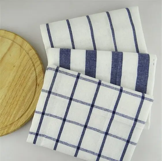 

Lattice striped tea towel cloth napkins