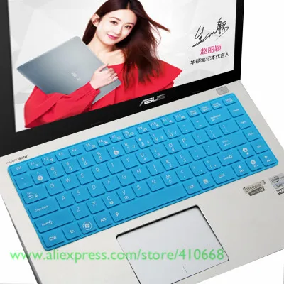 All blue Для ASUS X441n X441s X441M X441MA X44H X441U X441UA X441UB X441BA X441Na 14 дюймов чехол для клавиатуры ноутбука Защитная крышка охранник - Цвет: All blue