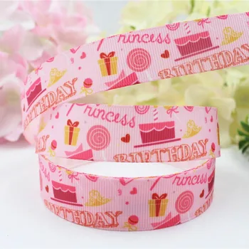 

16718-1, 22mm cartoon Printed grosgrain ribbon, accessories Webbing, DIY handmade materials, free shipping