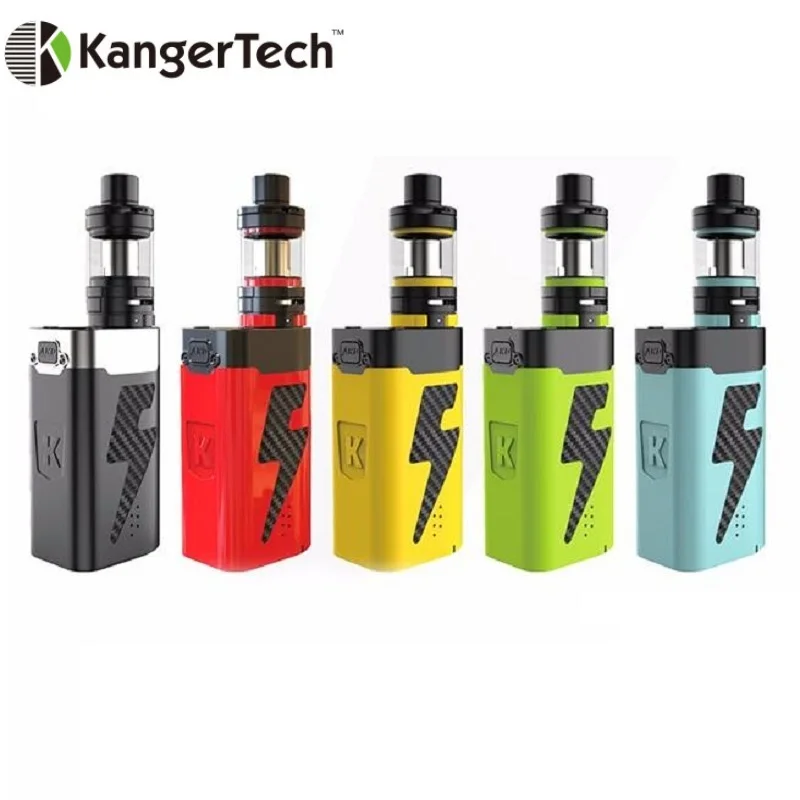 

Kangertech AKD FIVE 6 Electronic Cigarette Starter Kit 8ml Top Filling Subohm Tank Kanger AKD FIVE 6 220W Mod W/ Tiger Coil