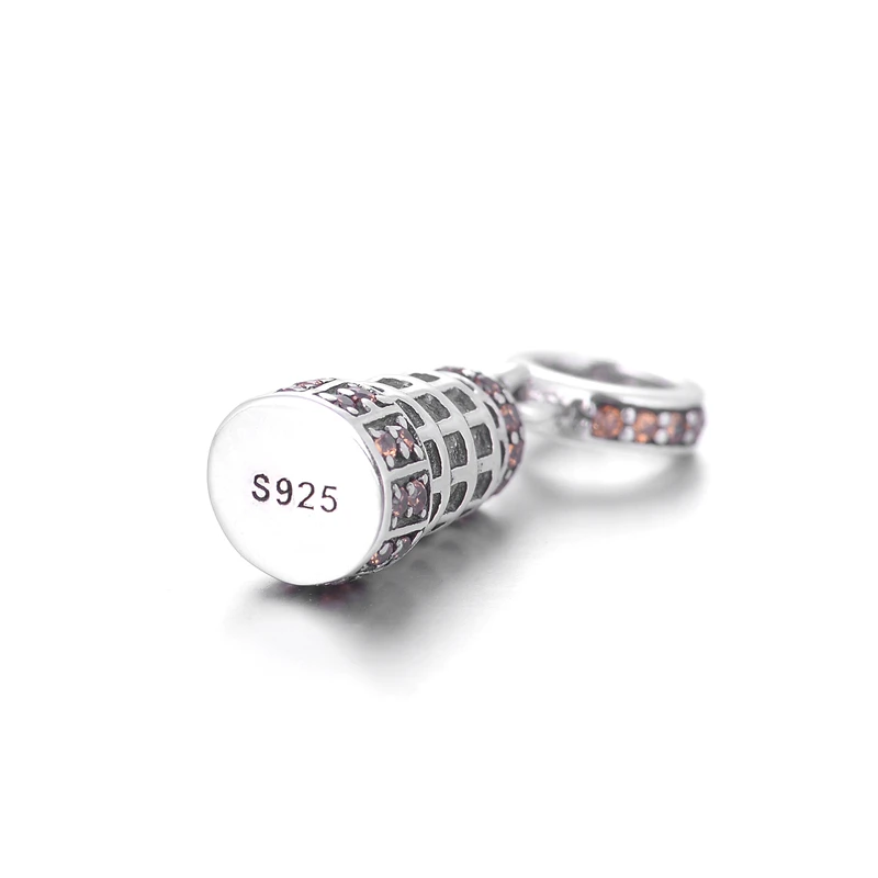 Billige 925 Sterling Silber Schiefen Turm Von Pisa Italien Travel Charme Fit Armbänder   Armreifen Marke GW Schmuck S291
