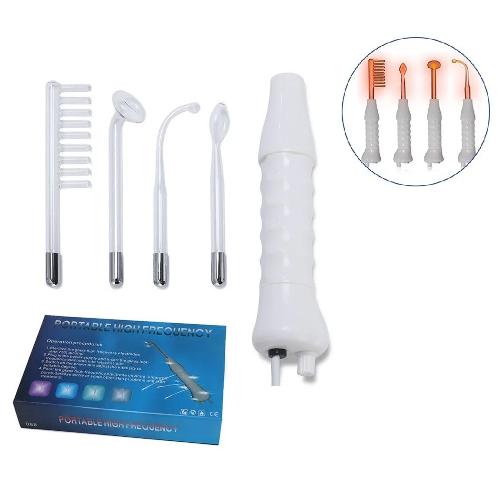 

Portable Handheld High Frequency Facial Machine - Acne, Anti-inflammatory, Skin Tightening, Wrinkles, Fine Lines
