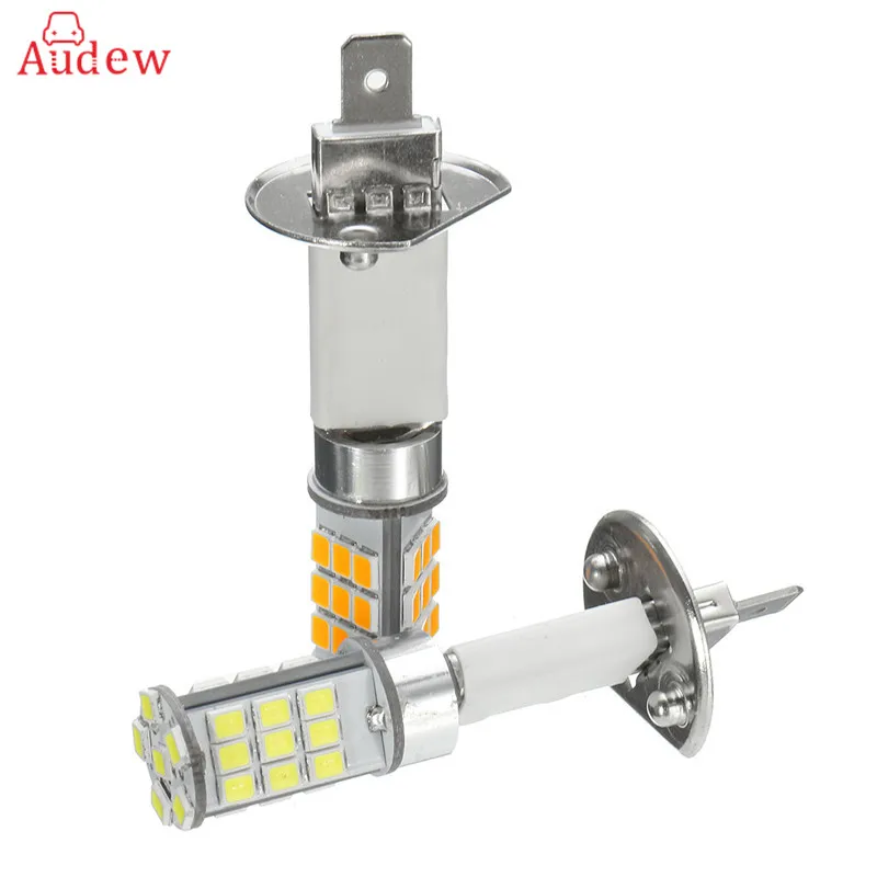 

1Pcs H1 2835 SMD 33 LED Auto Car LED Headlight Automobile Head Daytime Runing Light Driving Light Fog Light Lamp Bulb