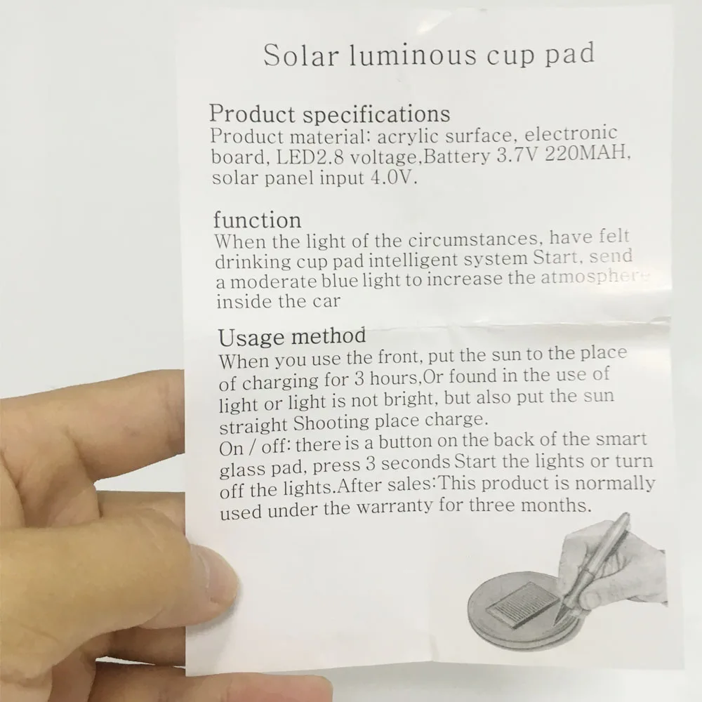 solar cup holder 8