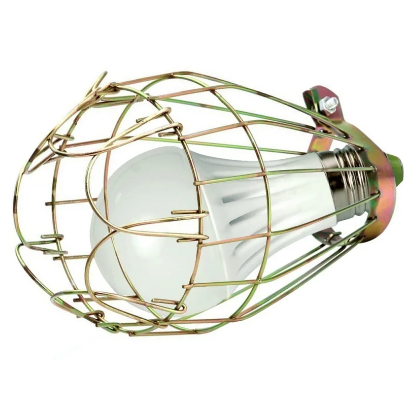 

Retro Iron Wire Bulb Guards Clamp Lampshade Lamp Cage Household Light Fittings