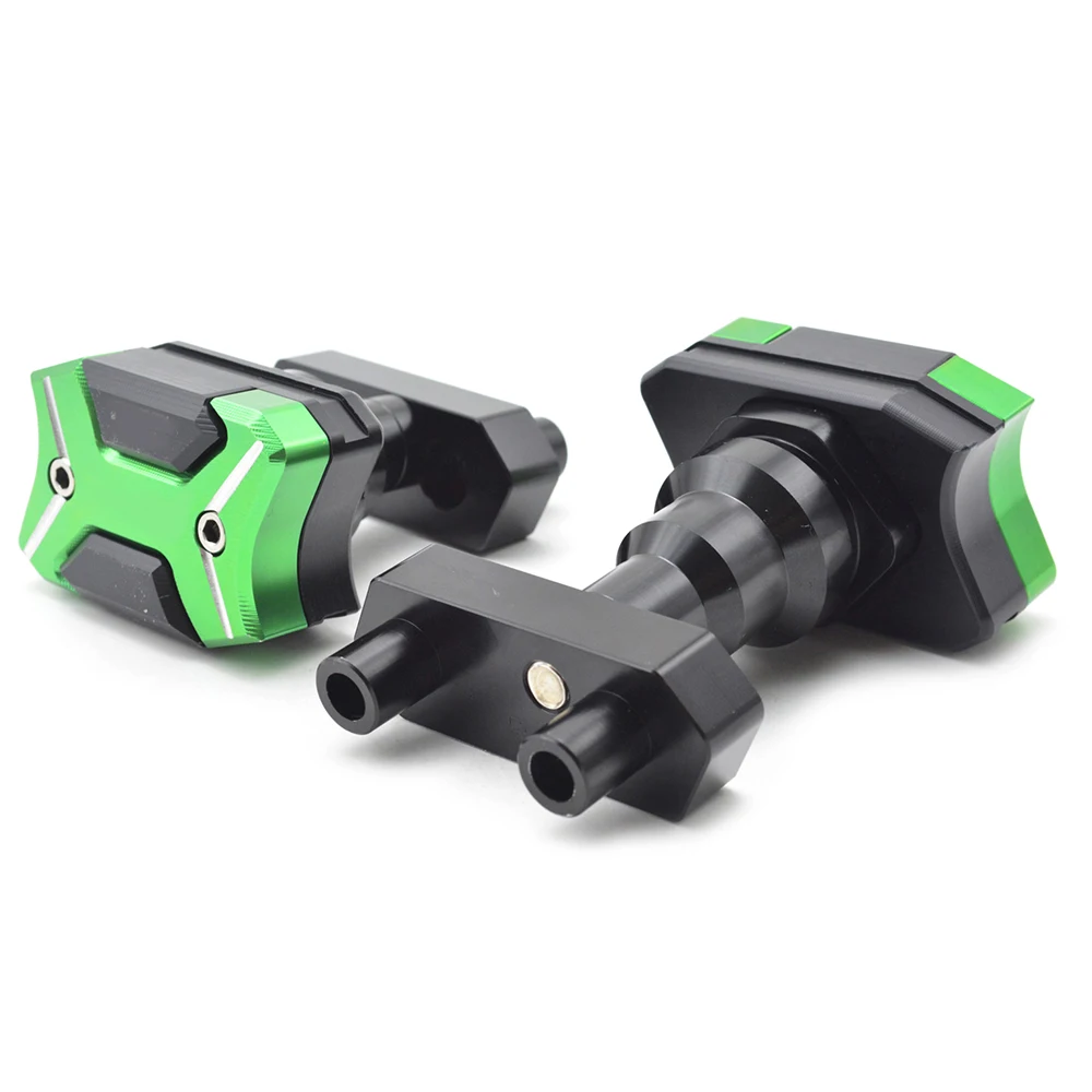 

Motorcycle Frame Crash Pads Engine Case Sliders Falling Protector For Kawasaki Z800 ZR800 Z ZR 800 with Z800 laser mark Green