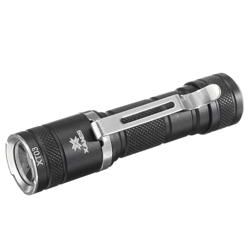 XANES Portable XT03 OSR AM P9 6Modes 900Lumens Magnetic Tail EDC LED Flashlight IPX-7 Waterproof Magnet LED Torch for Camping
