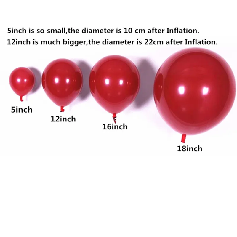 5 шт. 12 дюймов 5 дюймов розовые синие латексные шары, гелий надувные свадебные декоративные надувные шары с днем рождения