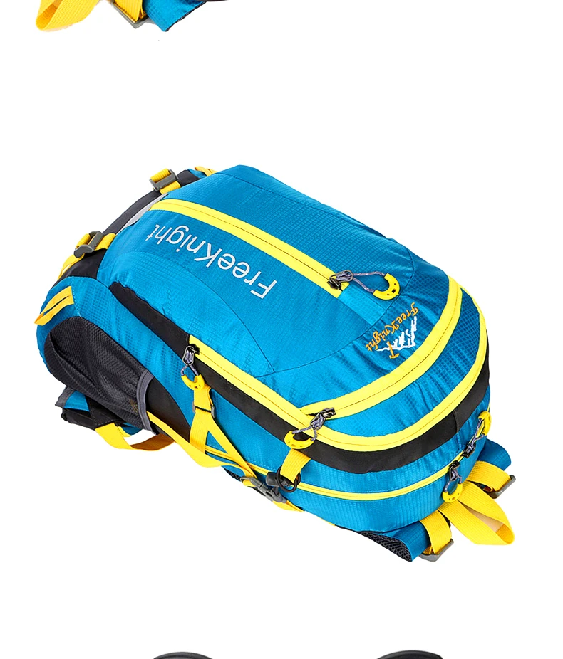 Perfect TOPTETN New outdoor bicycle equipment fitness large capacity two-color travel bag hiking waterproof scratch-resistant backpack 7