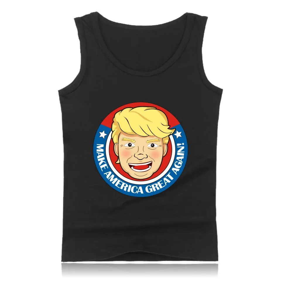 Donald Trump Summer Tank Top Men Street Vest and Make America Great Again Bodybuilding Sleeveless Shirts Plus Size Donald Trump Summer Tank Top Men Street Vest and Make America Great Again Bodybuilding Sleeveless Shirts Plus Size