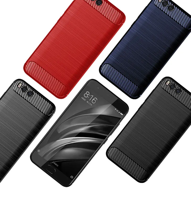 Чехол FERISING для Xiaomi mi 6, чехол Xiaomi mi 6 6X, чехол s, Силиконовый ТПУ, бампер, противоударный, карбоновый чехол, Xiaomi mi 6 mi 6X, чехол