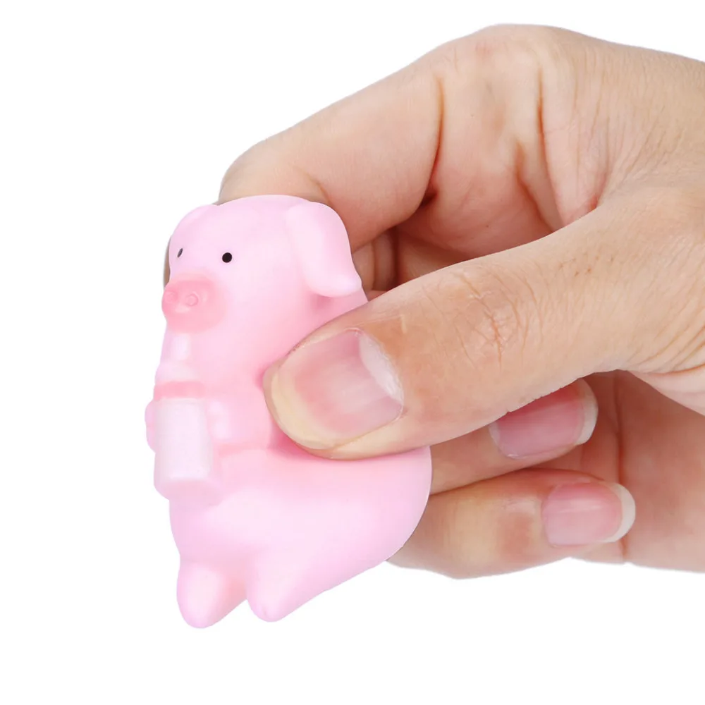 10 шт. милые мультфильм о розовой свинье игрушка Pinch это сделать свисток декомпрессии игрушки мягкими снятие стресса игрушка Забавная
