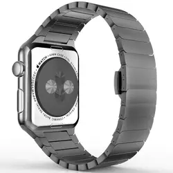 Роскошный Высокое качество 316L Нержавеющая сталь ремешок для часов для Apple Watch 38 мм 42 мм ремешок для Iwatch ремешок 1 2 3 4 стальной браслет