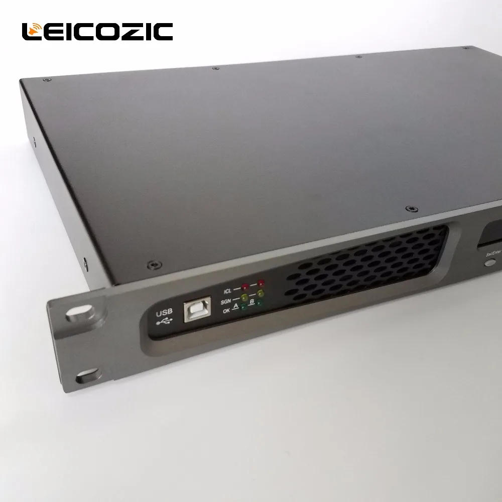 Leicozic цифровой усилитель 1U Touring Amps Live Sound 2 канала профессиональный 1050 Вт 4 Ом amp stage