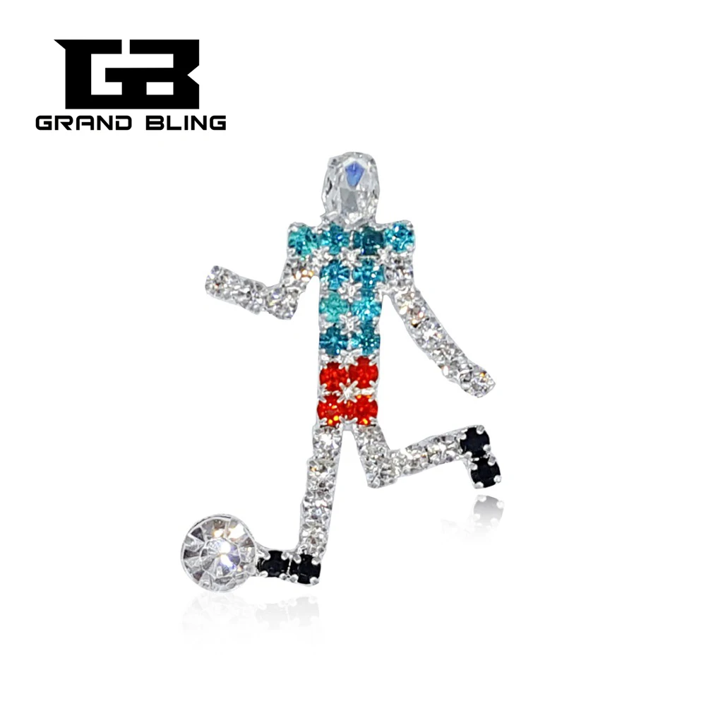 

Handmade Football Player Brooch Pin for Football Fans FREE SHIPPING