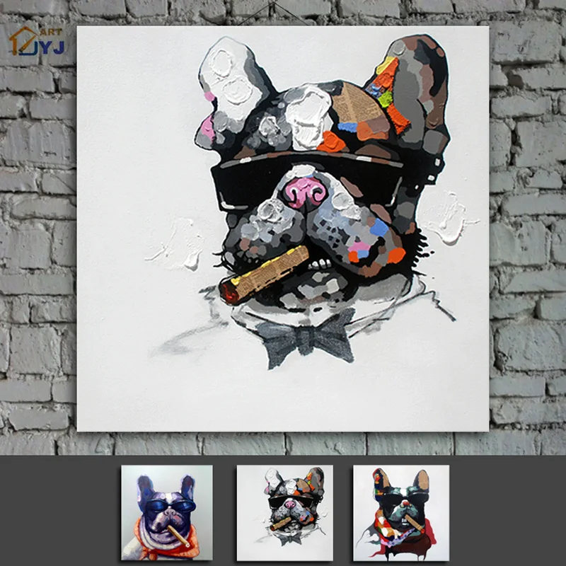 Unframed Cartoon Wall Picture 100 Hand painted Modern Abstract Oil