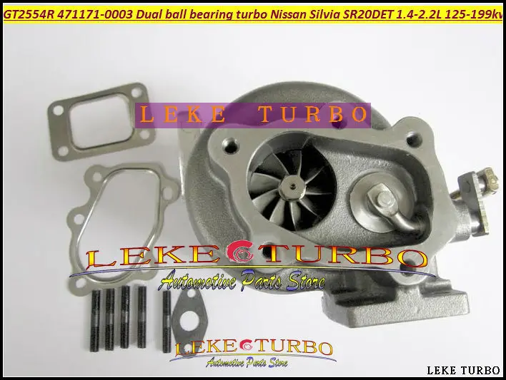 GT2554R 471171-0003 471171 14411-5V400 Dual ball bearing Turbo Turbocharger For Nissan Silvia SR20DET 1.4L-2.2L D 125KW 199KW (1)