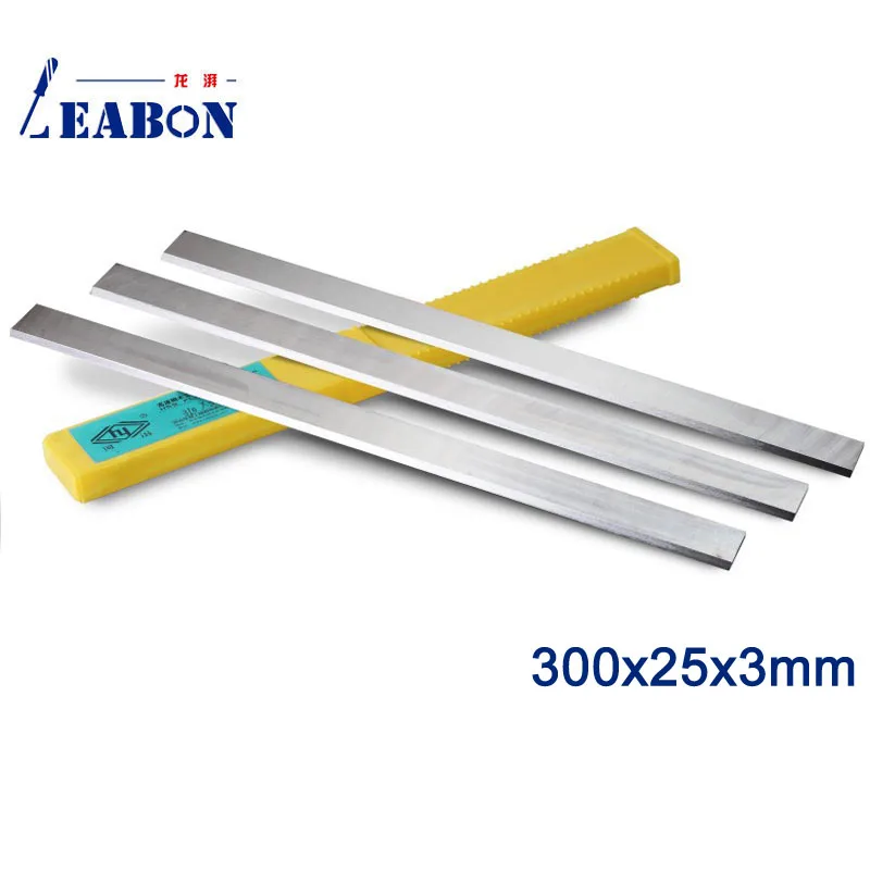 HSS W6 Wood Planer Blades 300x25x3mm Woodworking Power Tools