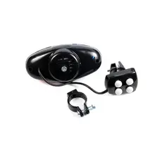 Bicycle Bell 6 LED 4Tone Horn for Bicycle Bells Police Car LED Bike Light Electronic Siren for Bike Accessories Scooter