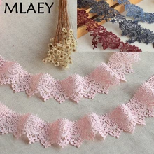 White Lace Trim, Delicate Floral Lace, Venise Lace Fabric for Costumes white delicate lace mini slip dress