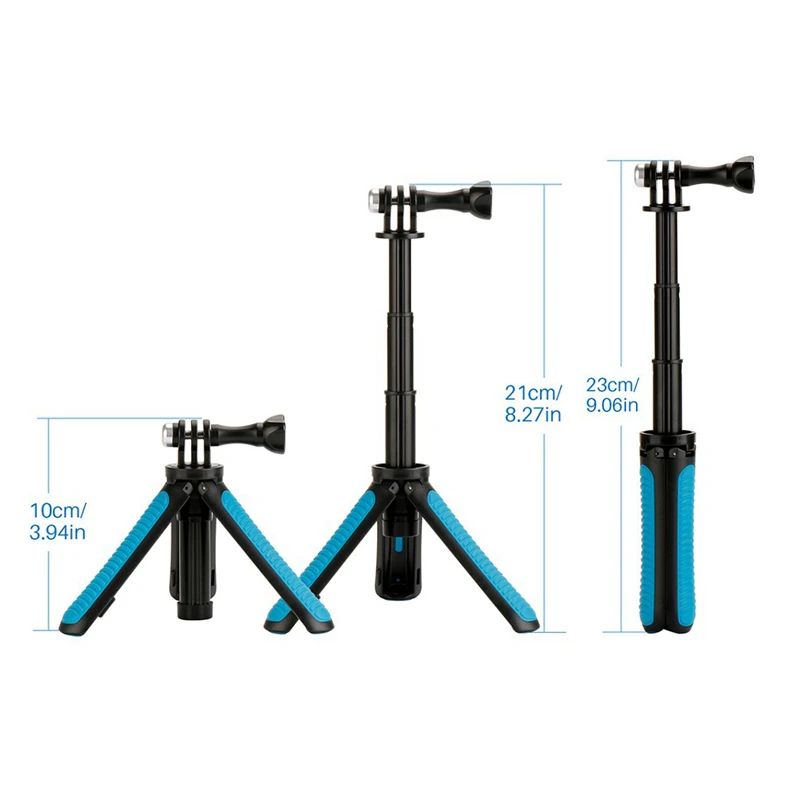 

Mini Portable Extension Pole Handheld Self-Pole Shorty Go Pro Tripod Monopod Stick Mount for Gopro Action Cameras Table Tripods