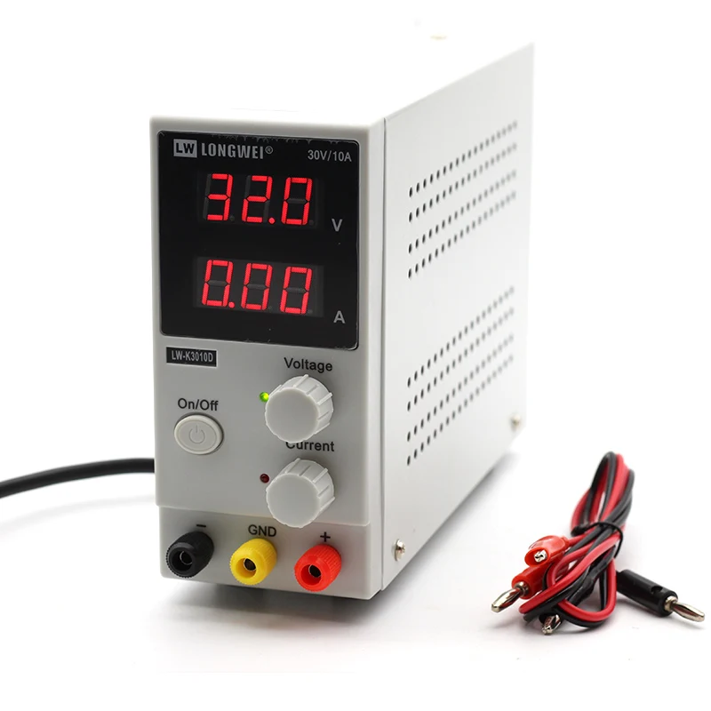 

LW-K3010D 30V 10A LED Display Adjustable Mini Switching Regulator DC Power Supply Laptop 220v Mobile Phone Repair