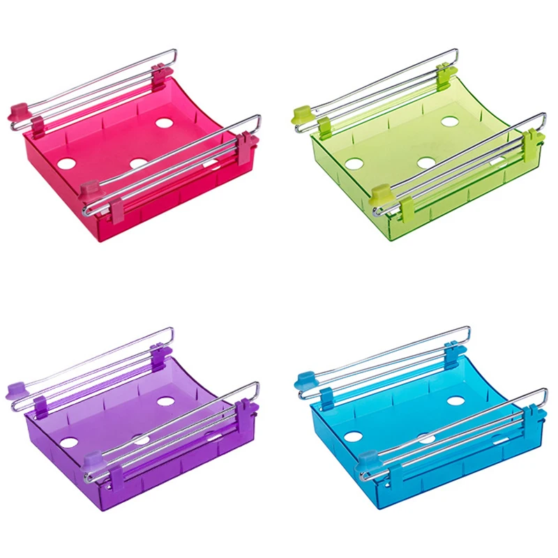 الشريحة تخزين المطبخ رف الثلاجة الفريزر المنظم الجرف حامل درج الثلاجة متعددة الوظائف تخزين صناديق سطح المكتب التخزين الشريحة تخزين المطبخ رف الثلاجة الفريزر المنظم الجرف حامل درج الثلاجة متعددة الوظائف تخزين صناديق سطح المكتب التخزين