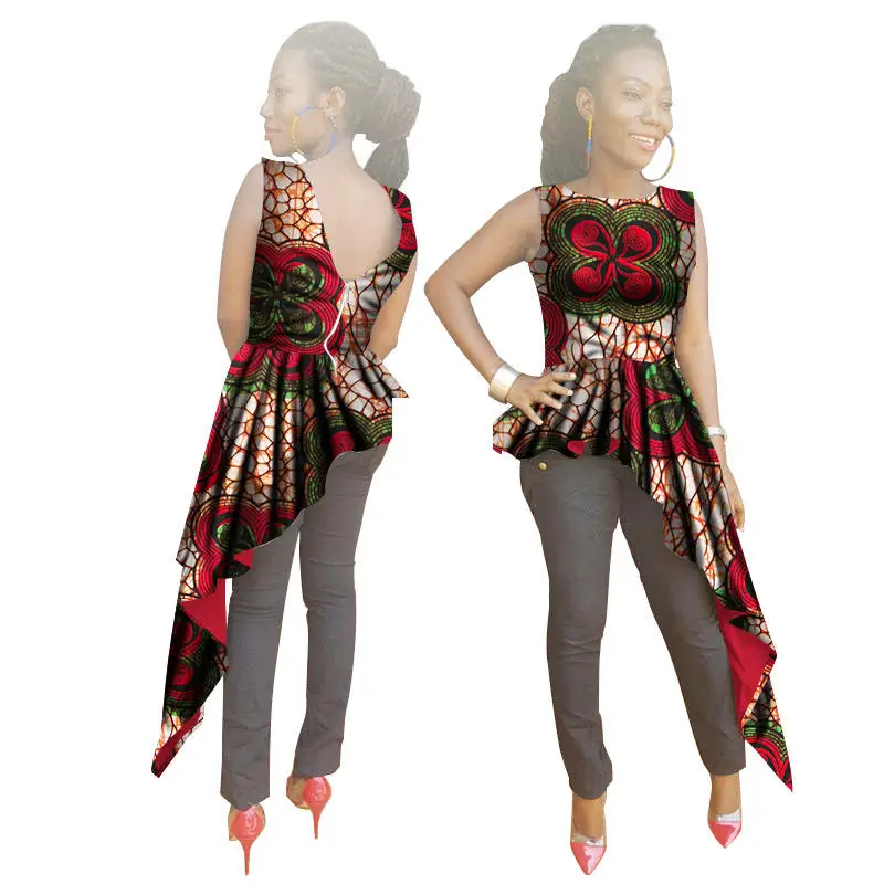 2018-summer-print-Dresses-sleeveless-robe-africaine-dashiki-african-dresses-for-women-O-Neck-cotton-african(22)