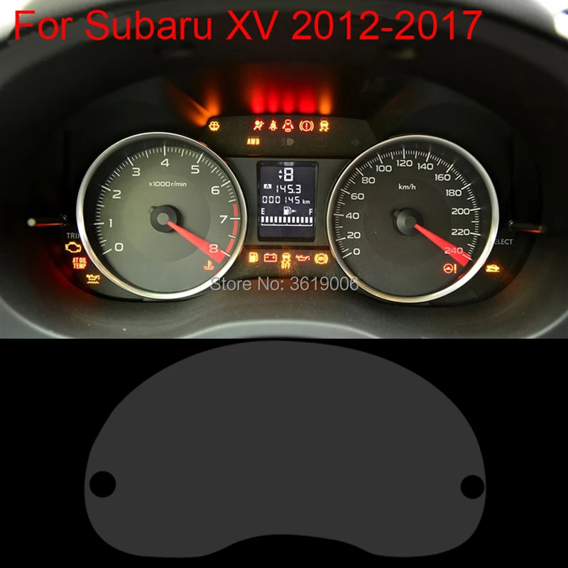 

TOMMIA For Subaru XV 12-17 Screen Protector HD 4H Dashboard Protection Film Anti-scratches Car Sticker