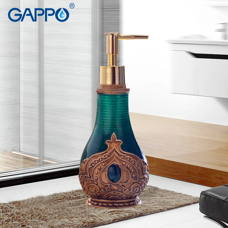 

GAPPO liquid soap dispensers resin soap bathroom pump imported resin Bottle Bath Bathroom accessories soap dispensers